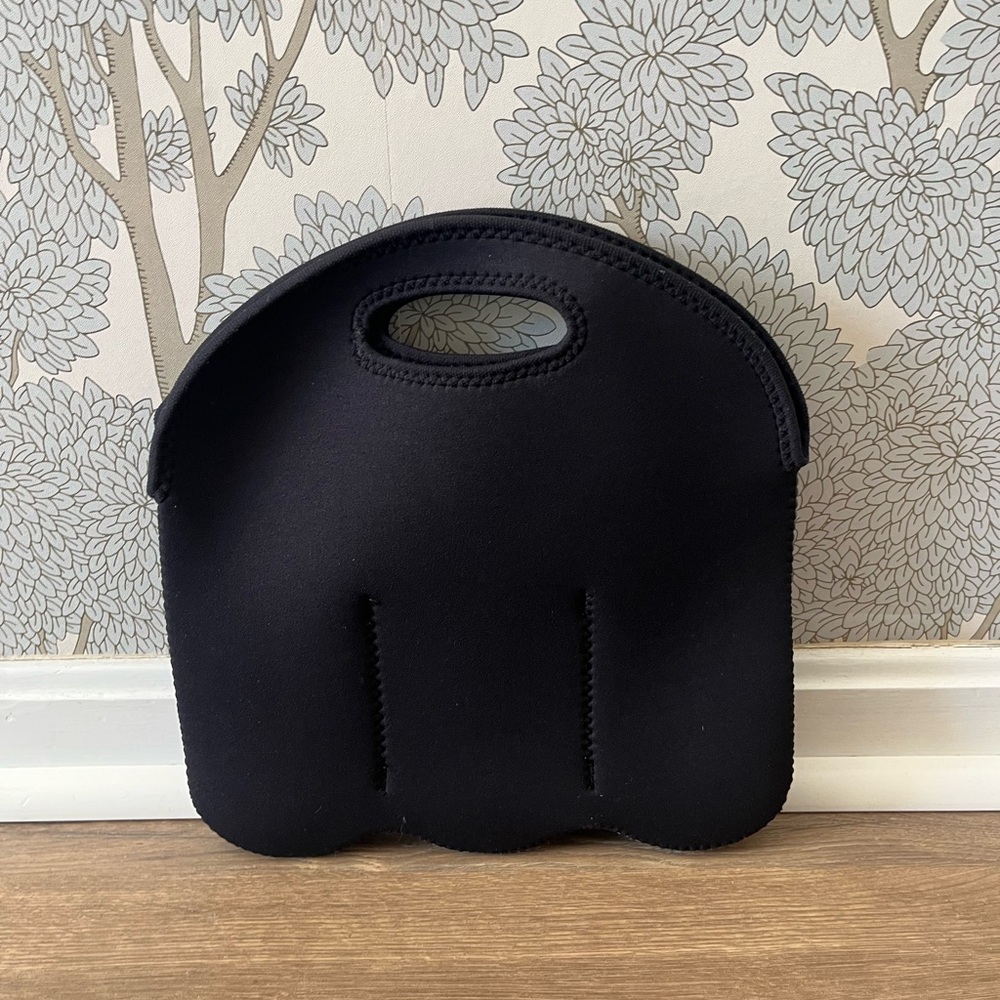 Black Neoprene 6 pack beverage holder Bag - Picture 5 of 5